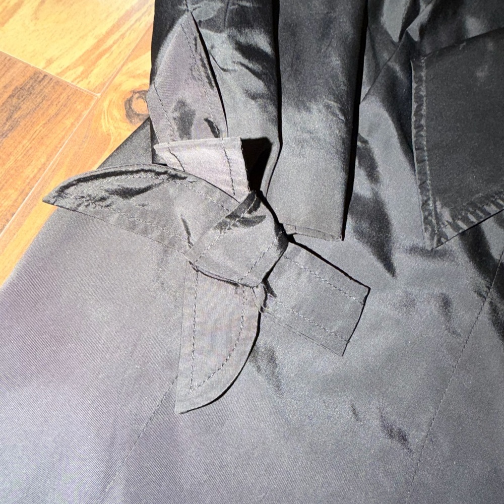 Cole Haan Chic Black Women's Trench Coat - Picture 5 of 6